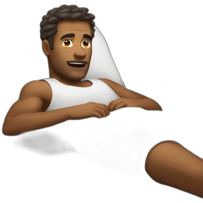 man wake up emoji