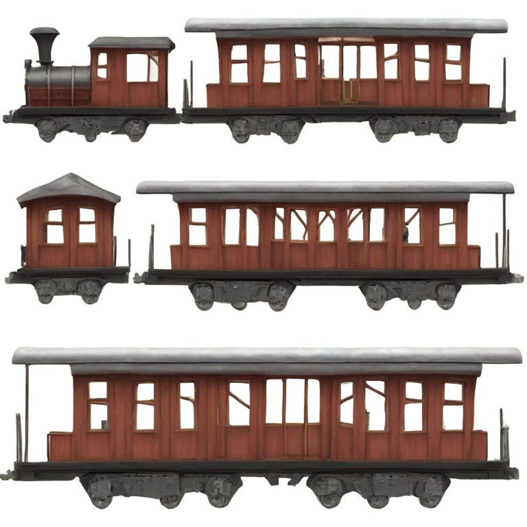narrow-gauge railway emoji
