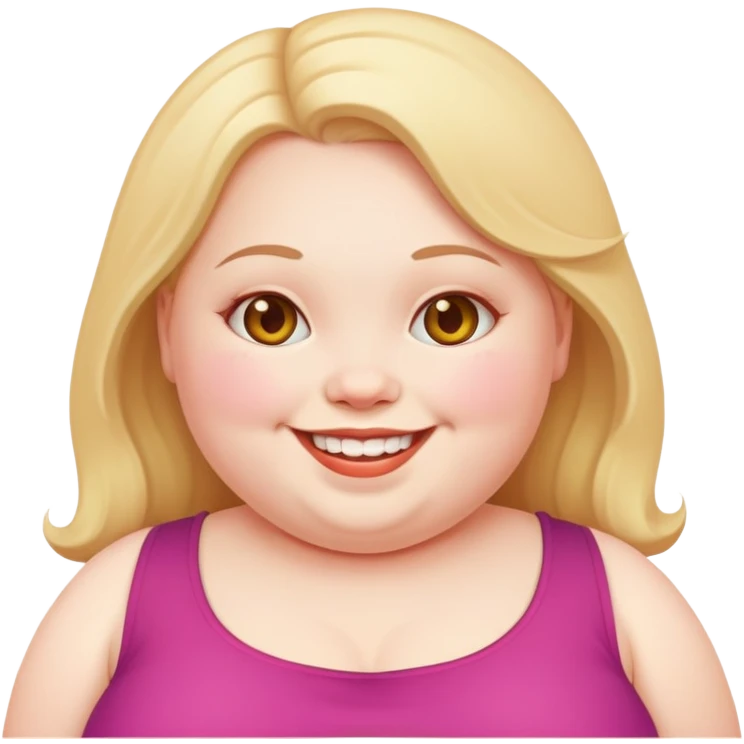Really fat girl emoji