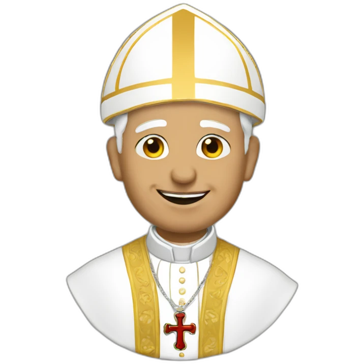 The pope emoji