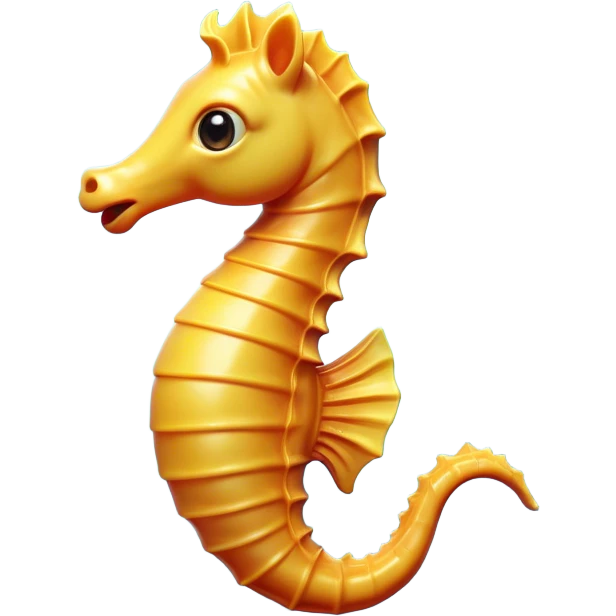 Cinematic Comical Sea Horse Portrait Emoji, Head tilted dramatically with an exaggeratedly amused expression, featuring a delicately curved body with a whimsically coiled tail and wide, comically expressive eyes full of playful disbelief, Simplified yet hilariously expressive features, highly detailed, glowing with a slightly sassy aquatic glow, high shine, dramatic yet playful, stylized with an air of quirky marine mischief, soft glowing outline, capturing the essence of a meme-worthy sea horse that looks ready to drift its way into viral fame! emoji