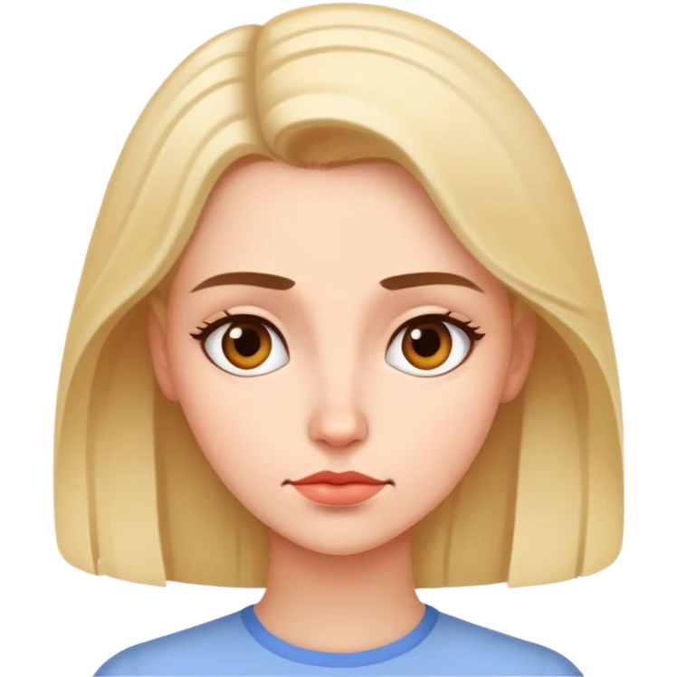 mulher pensativa emoji