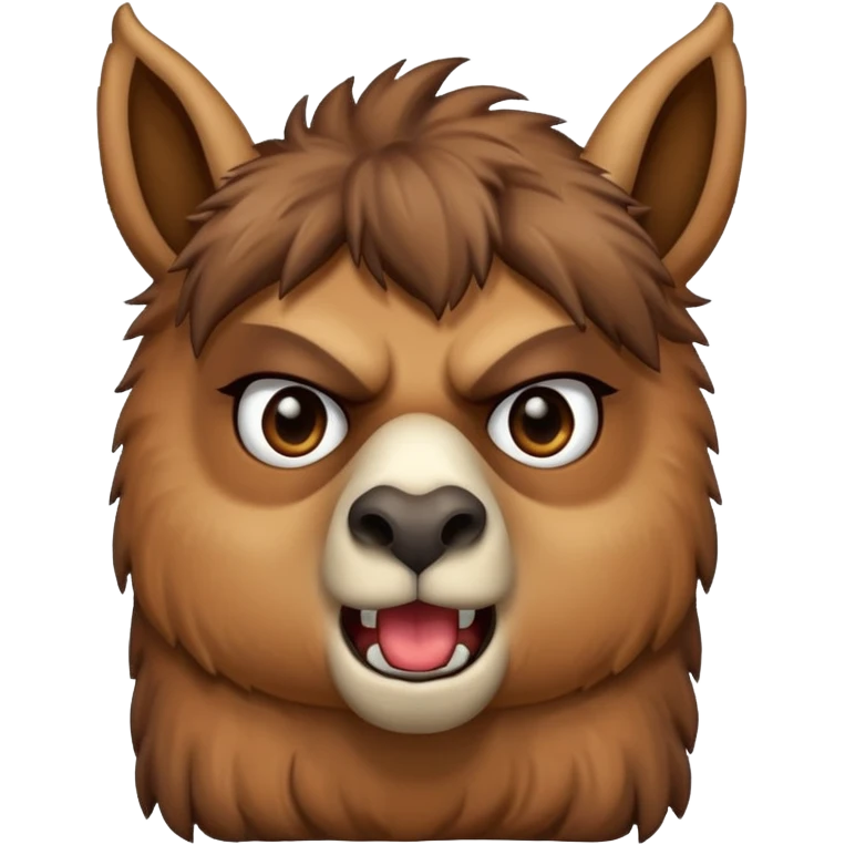 spitting llama emoji