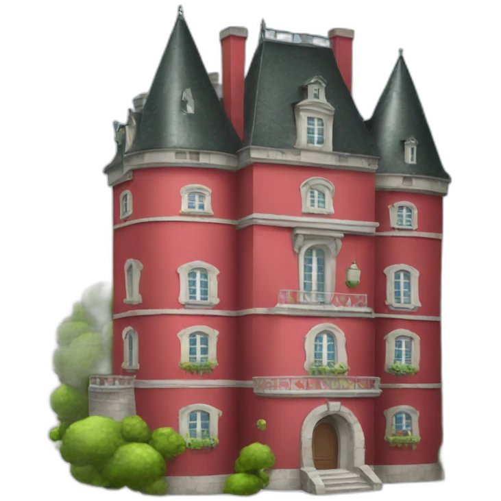 Chateau rouge emoji
