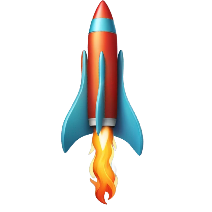 signboard - Rocket emoji