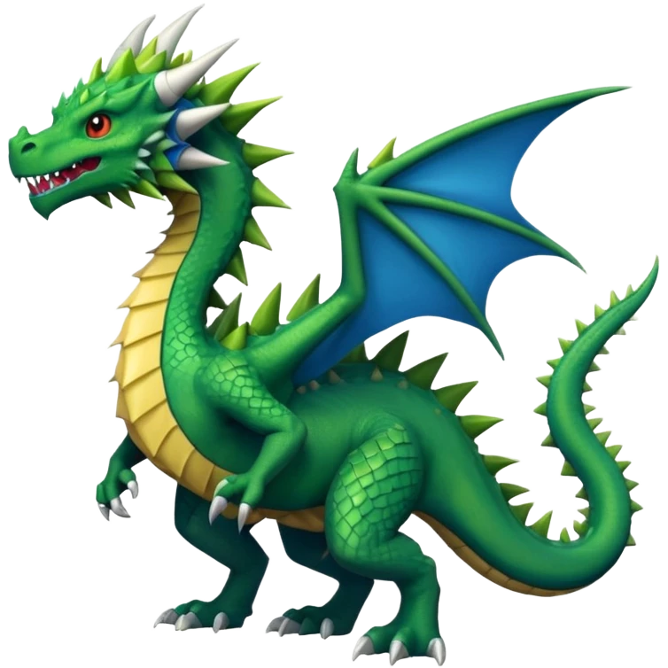 Fraxure (full body) emoji