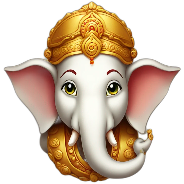 Ganpati face emoji