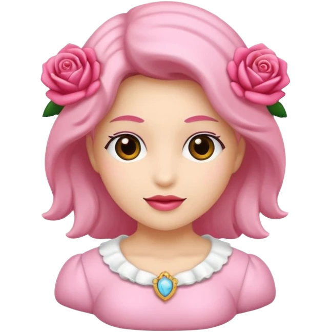 Rosa de porcelana da china emoji