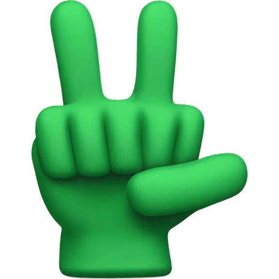 green hand thumbs up emoji