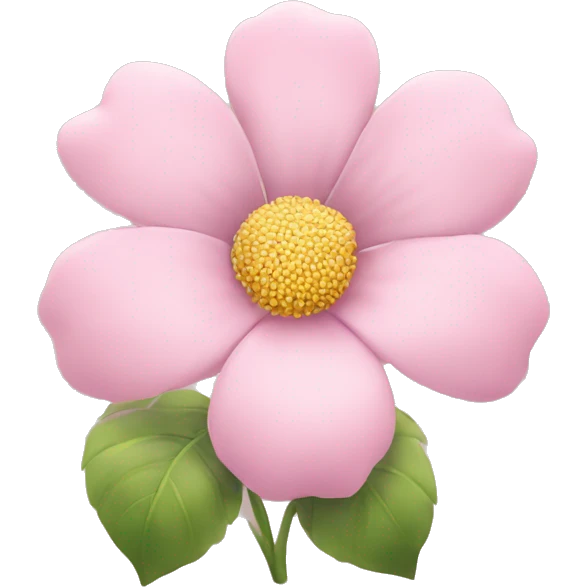Light pink flower  emoji