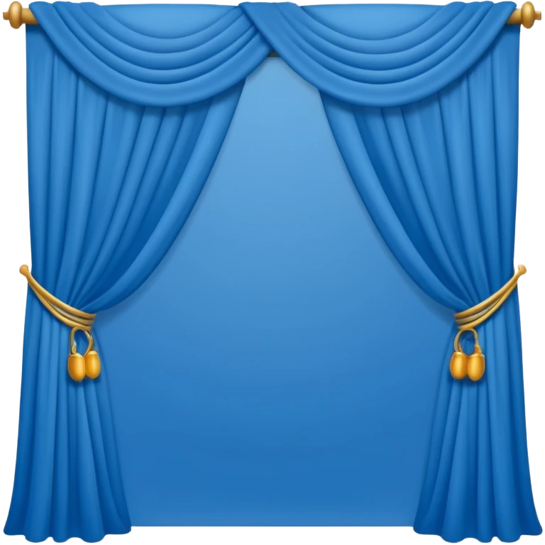 blue backdrop curtain emoji