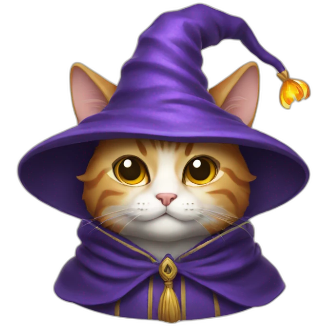 cat wizard emoji