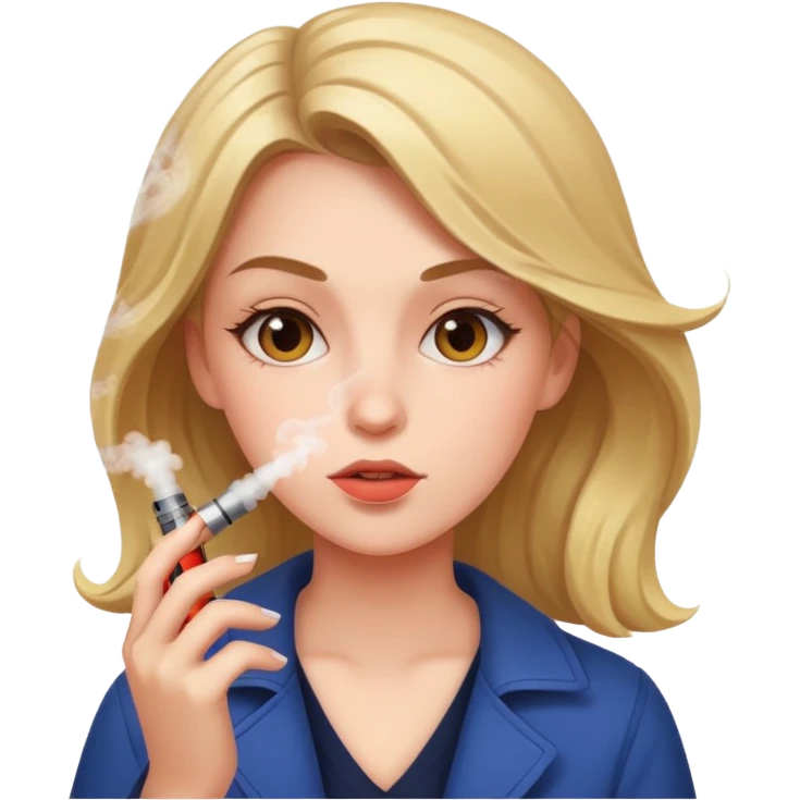 girl cani vaping emoji