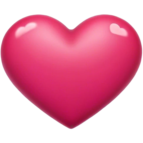Cerise heart emoji