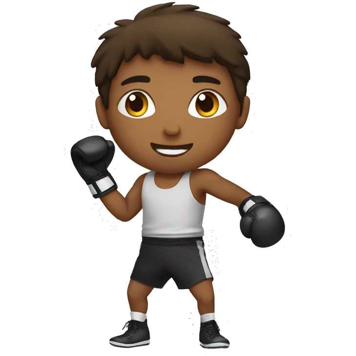 boy boxing emoji