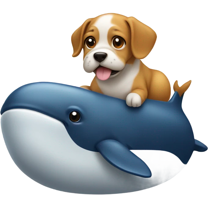 dog on a whale emoji