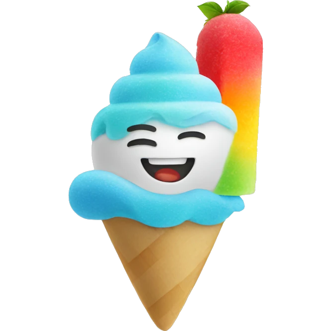 Shave ice emoji