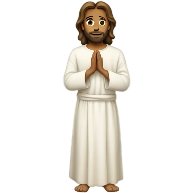 Praying Jesus emoji