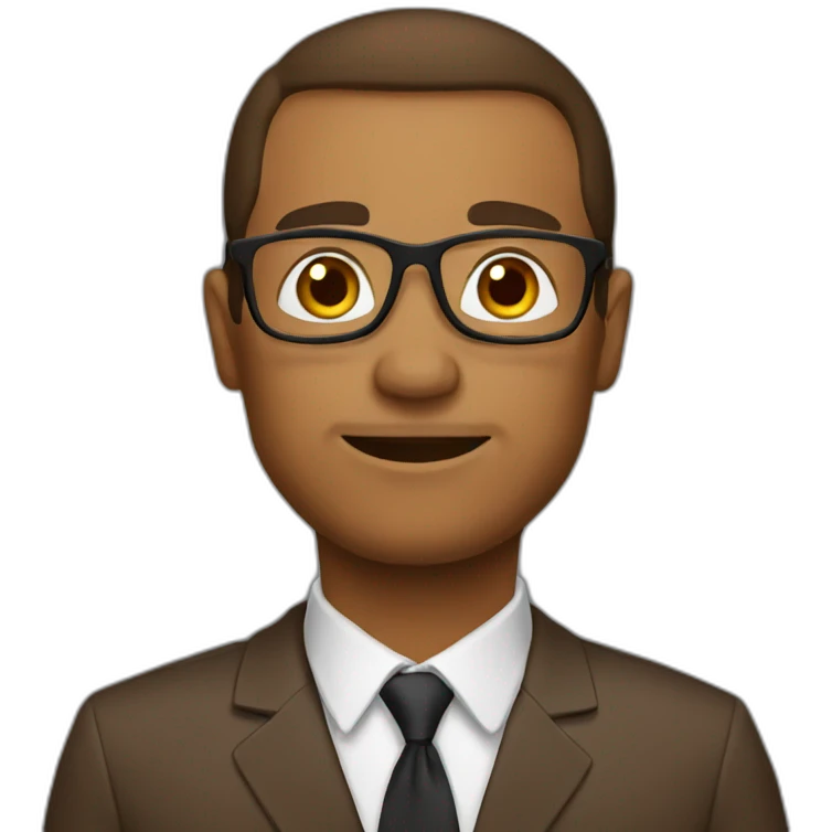 brown english teacher emoji