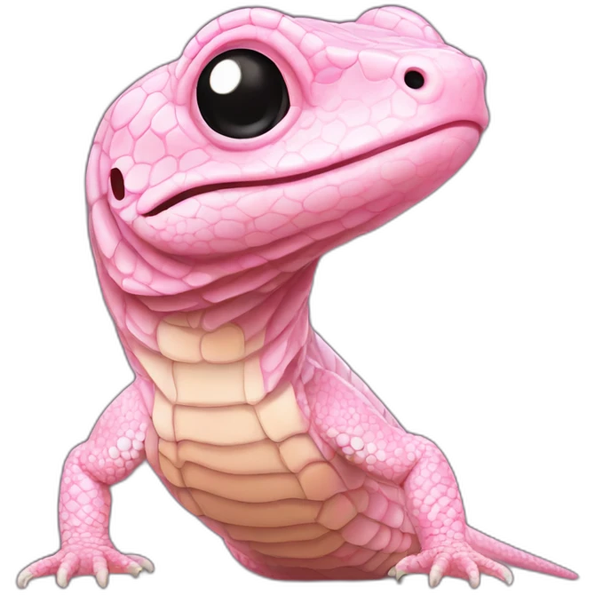 tegu lizard pink emoji