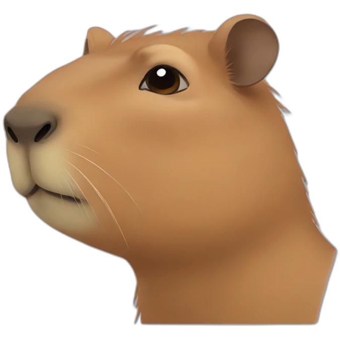 sad capybara emoji