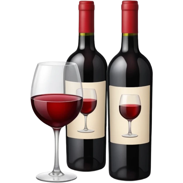 Bottle of wine emoji