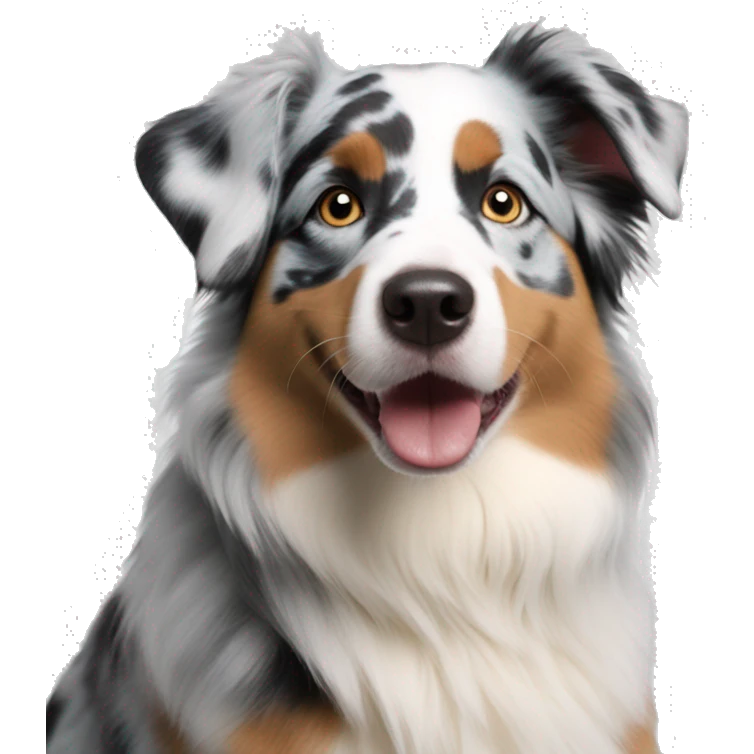 Blue Merle Mini Australian Shepherd emoji