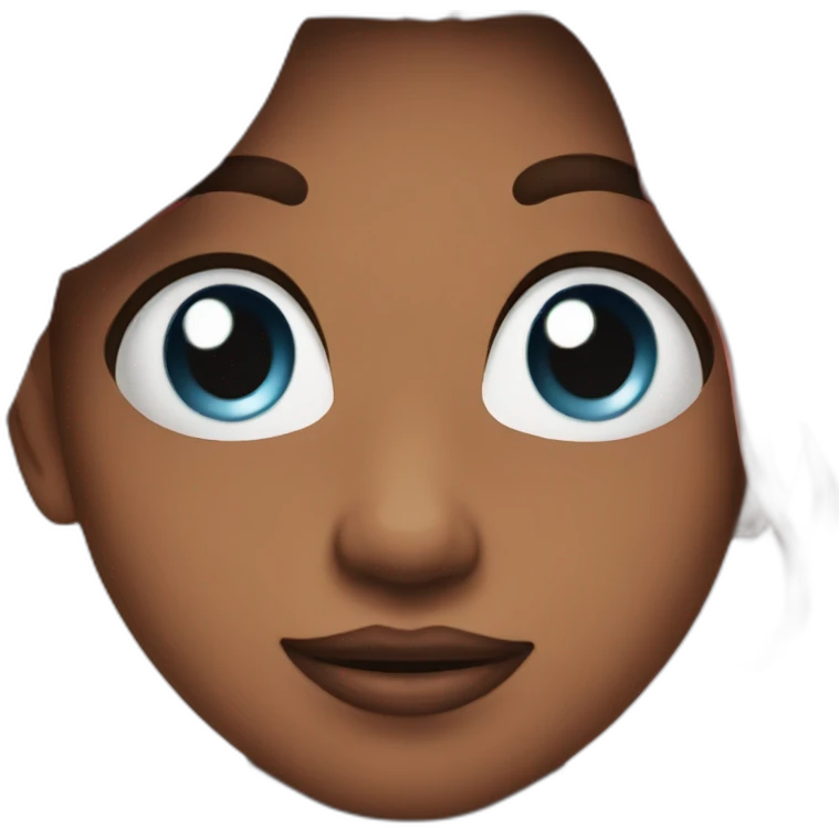 Blushing emoji