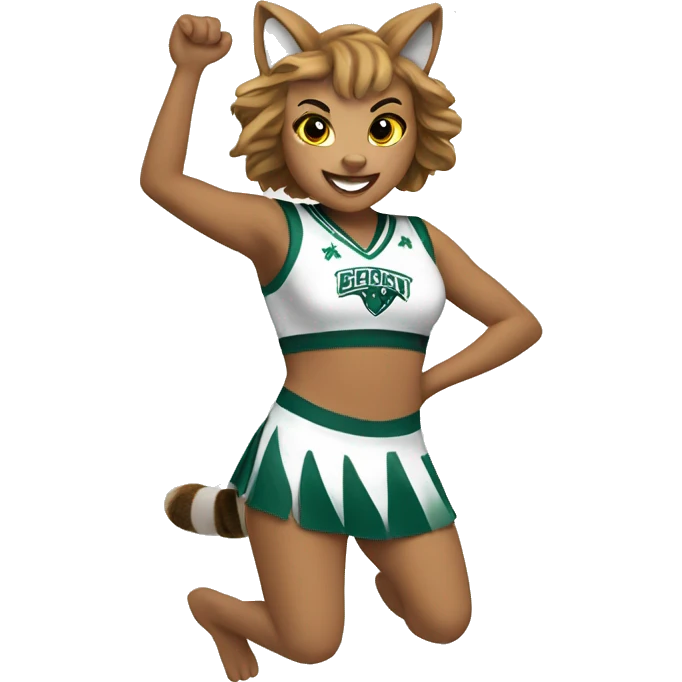 Bobcat cheer leaders emoji