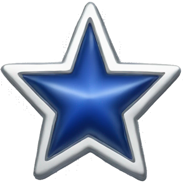 Christmas tree-silver star-dark blue ornaments  emoji