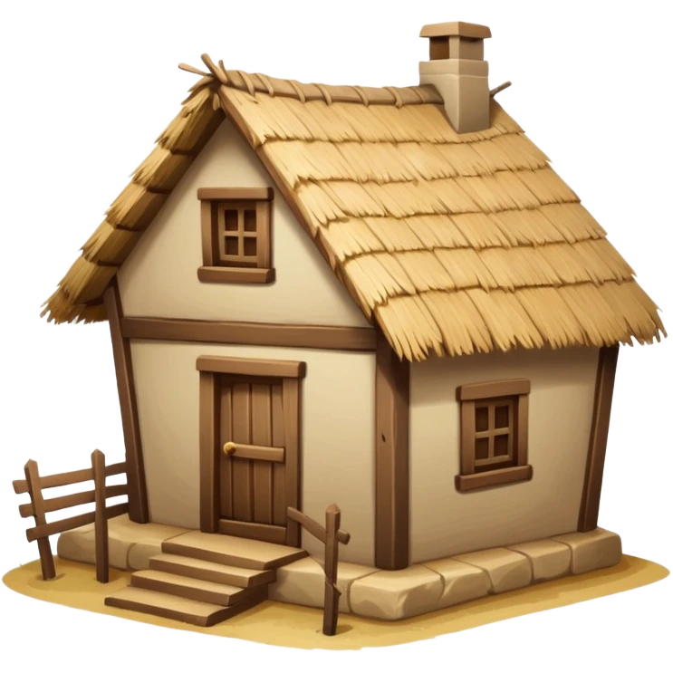 old times primitive house emoji