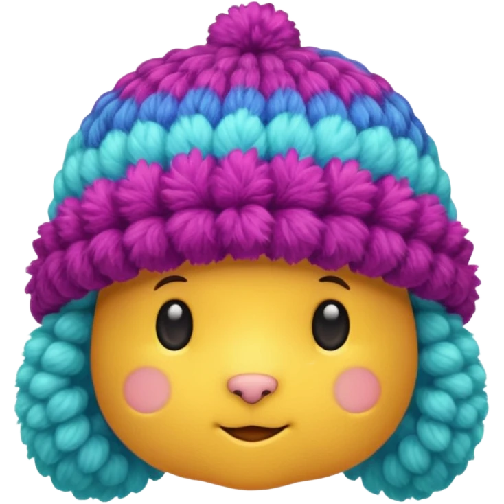 Cute hat emoji