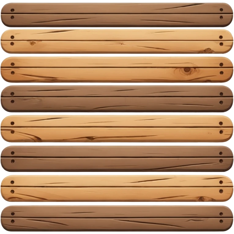 1 wooden plank emoji
