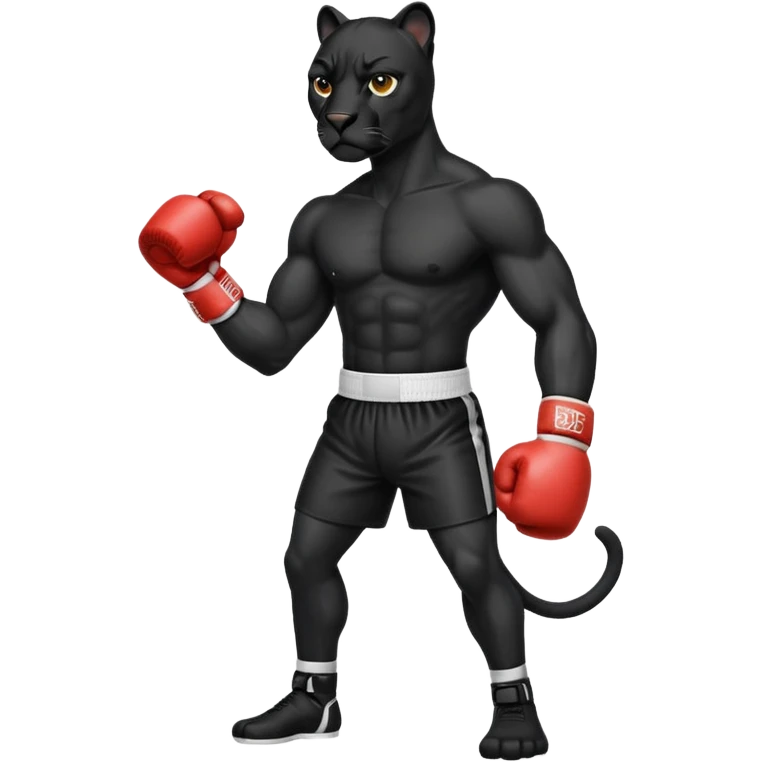 Panther boxer  emoji