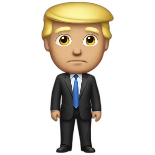 Trump on the justice court emoji