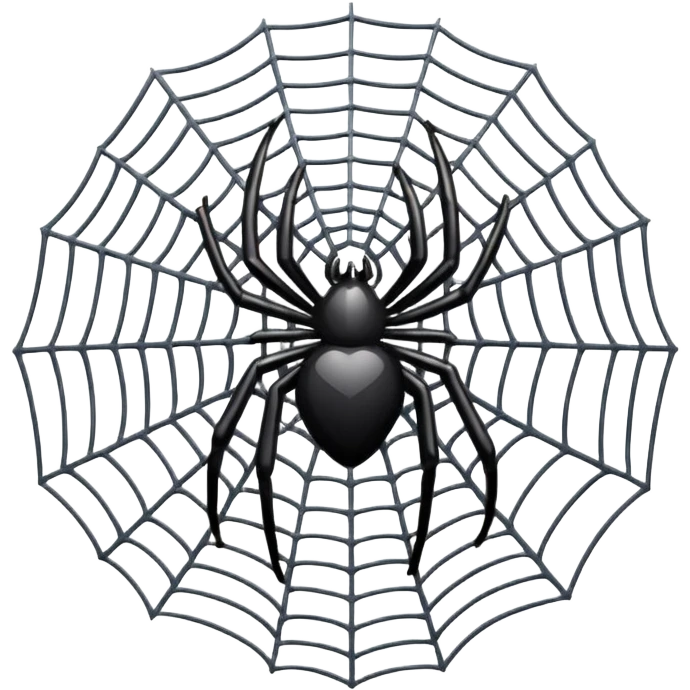 Make the I love u using spider web emoji 

 emoji