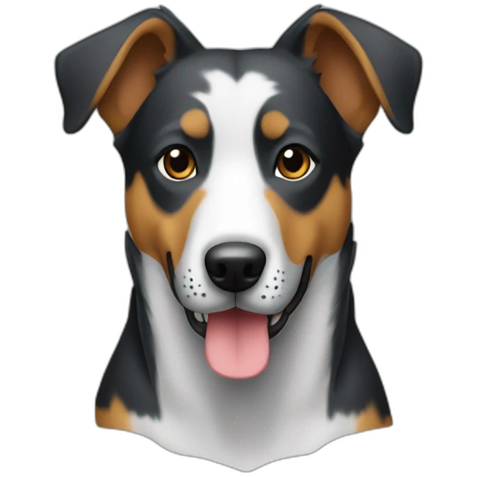chien croisé staff et beauceron emoji