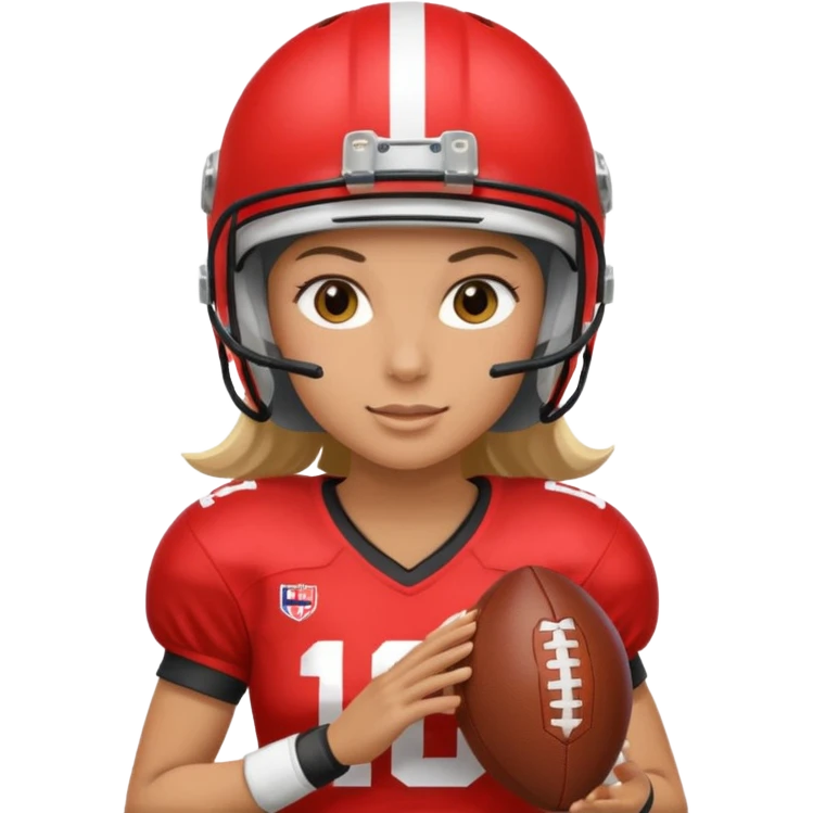 Football Players, Female player emoji