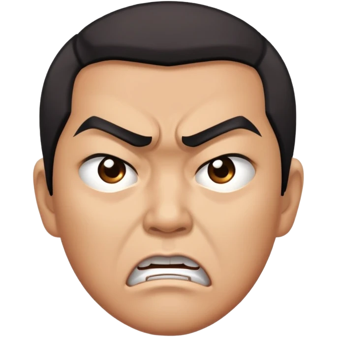 Angry Asian emoji