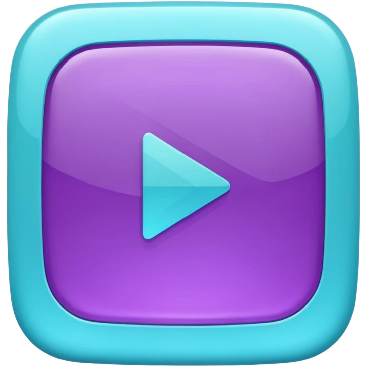 Purple and Cian Symbol youtube app emoji
