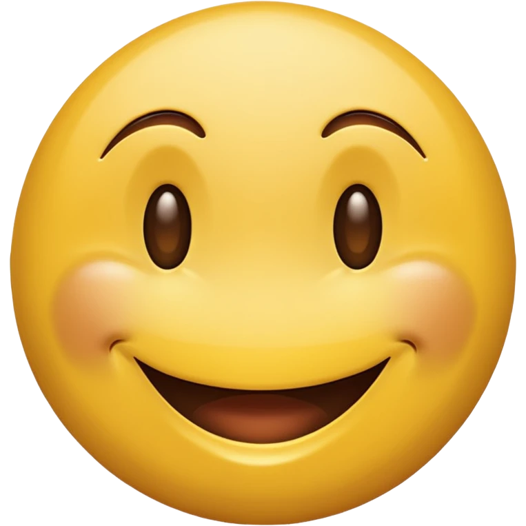 A smiley with half yellow and half brown face smiling. HALF. Hallf of its face is yellow on one side. The other is brown emoji