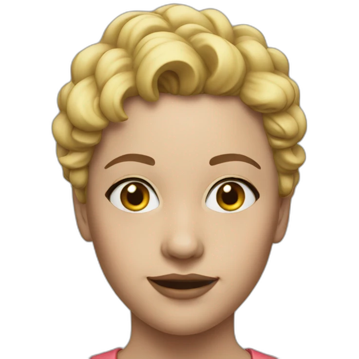 hyper realistic model emoji