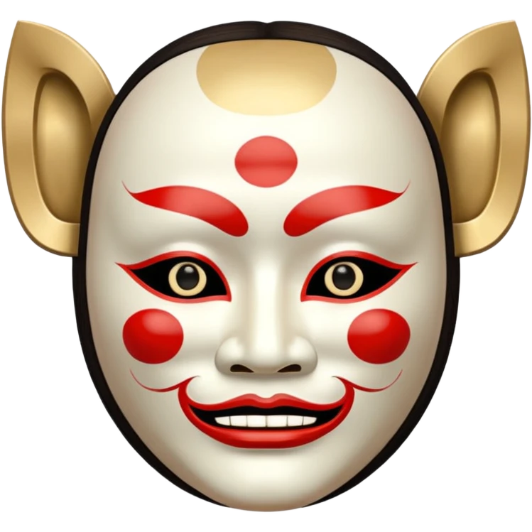 Japanese Noh Mask emoji