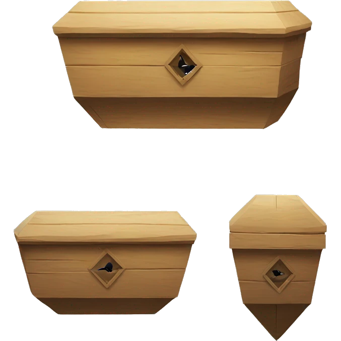 Bird shaped coffin emoji