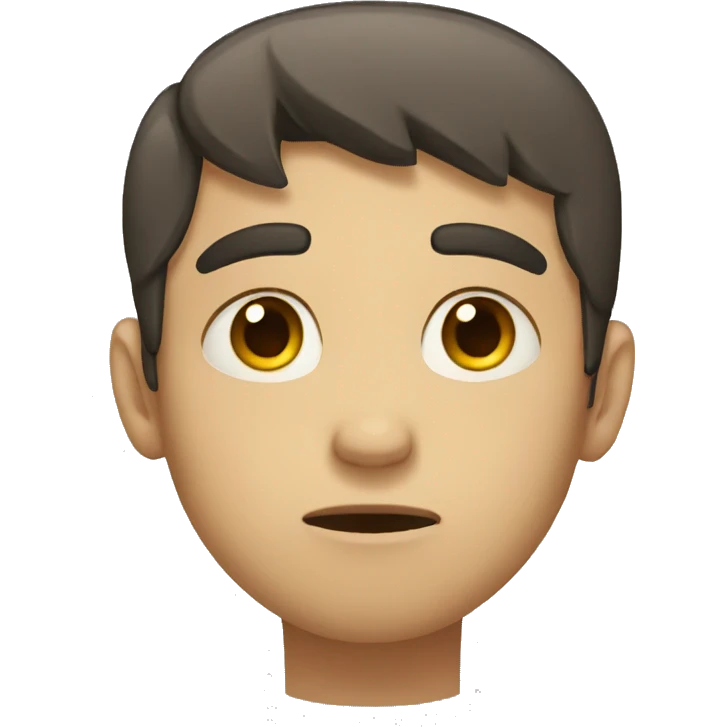 sad boy emoji
