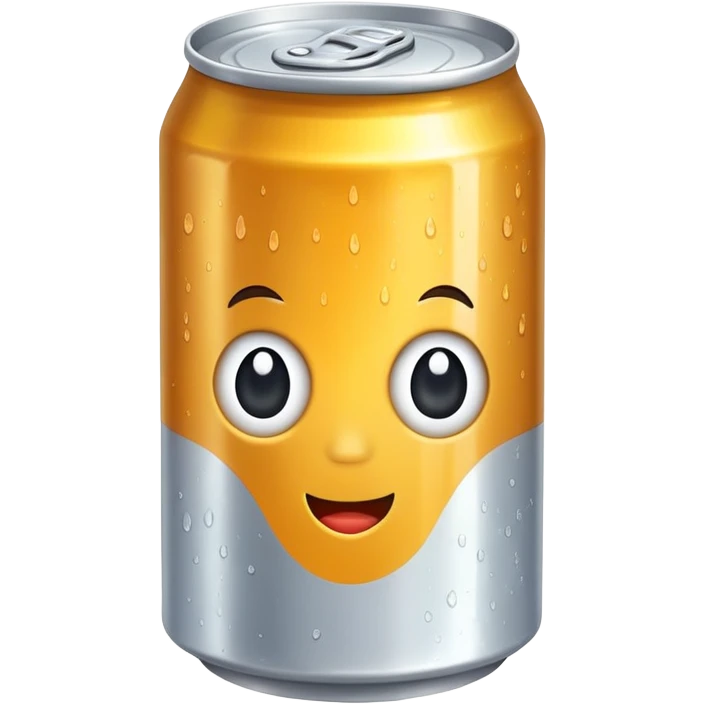Beer in a can emoji