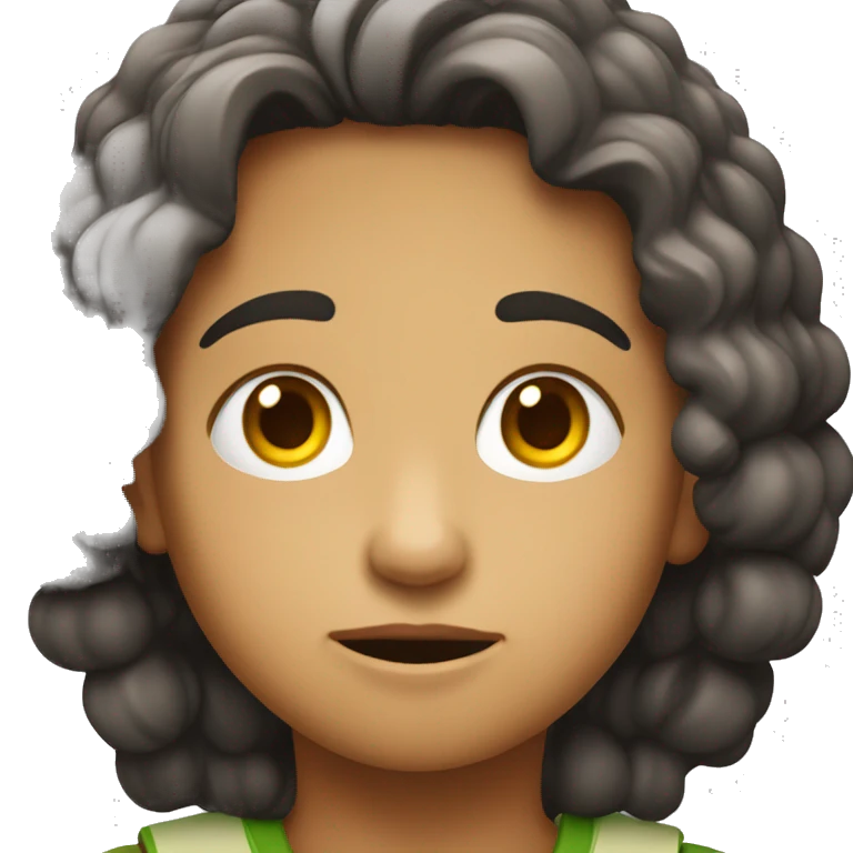 niño con cara desueño emoji
