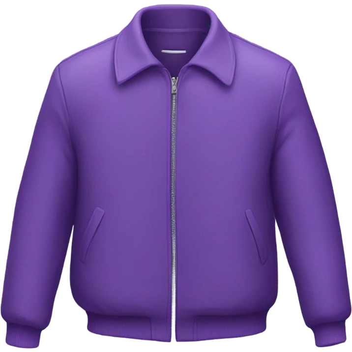Purple jacket emoji