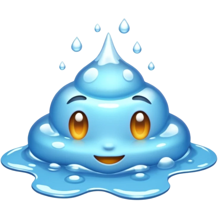 болтается и пузырытся. Вылевается на пол emoji