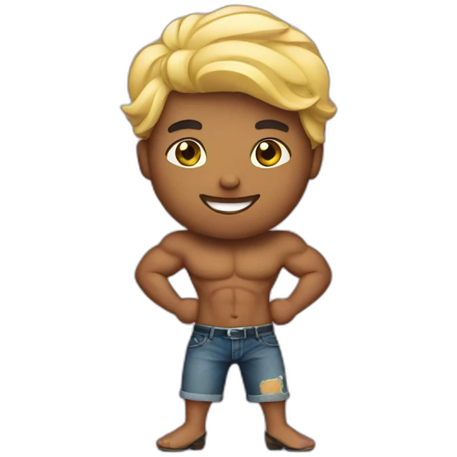 Male stripper emoji